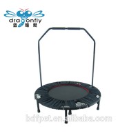 43.4'' Size indoor oval mini trampoline with handle for kids