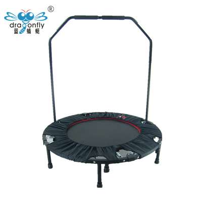 High quality mini fitness trampoline with safe handle bar